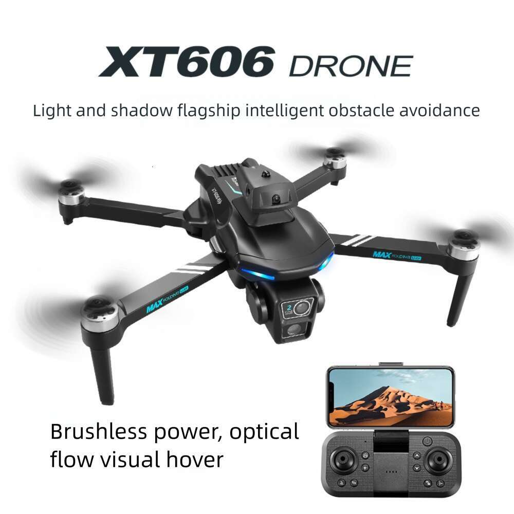 Brushless Aerial X HD Photography With Optical Flow Obstacle Avoidance Remote Control Toy Aircraft Drone