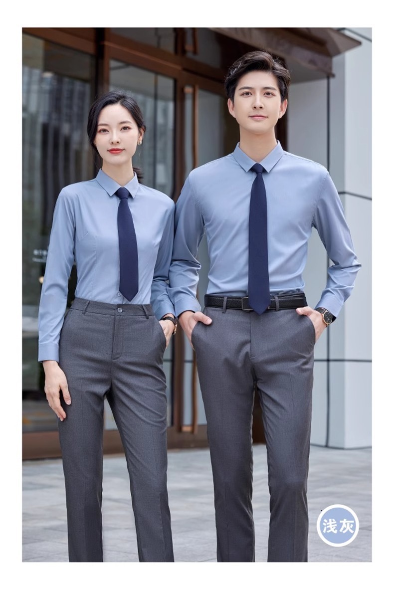 Custom Bamboo Polo Fiber Shirt Men's Formal Slim Fit Non-iron Workwear Business Shirt Short Designer Hoodie Designer Shirt Sleeve Custom Workwear