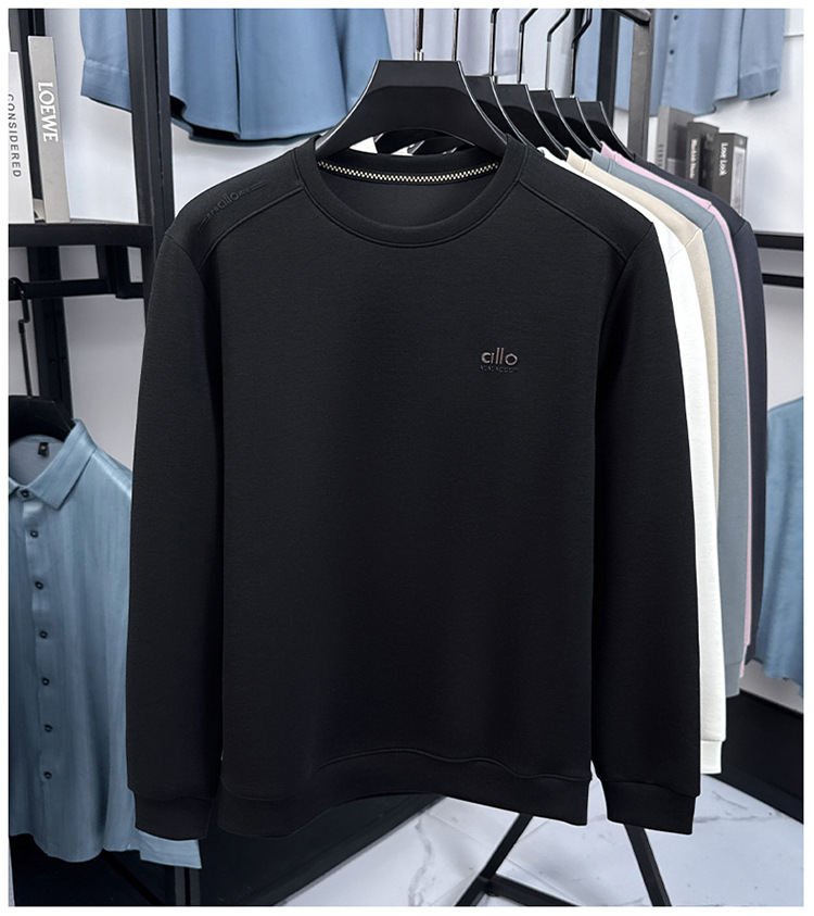 Designer Hoodie Men's Sweatshirt Round Polo Neck 2025 Autumn Winter New Fashion Trendy Loose Casual Designer Shirt Base Long Sleeve Men's T-