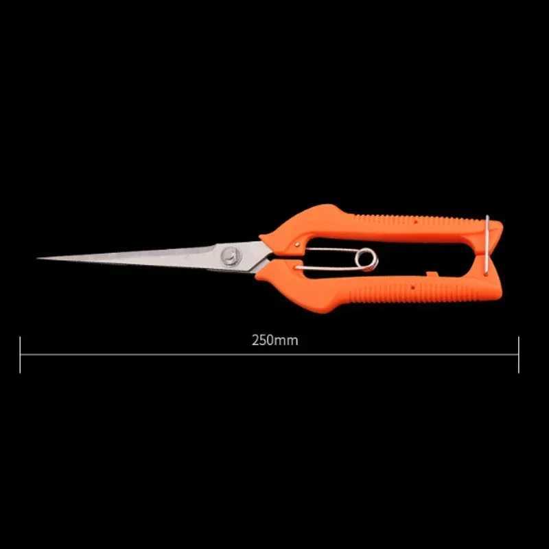 Extended Pro Garden Pruning Shears Orange Bonsai Tree Flower Scissors Hand Clippers Snips For Gardening Tools 128Cm J251121