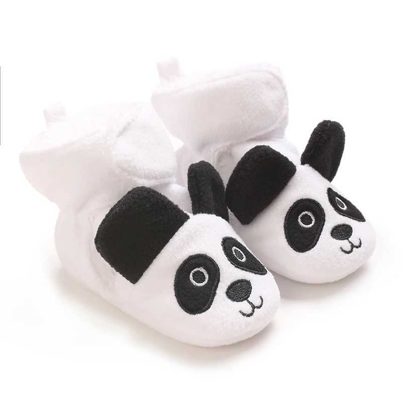 Cartoon Autumn and Winter Soft Soled Walking Shoes Baby Shoes Baby Shoes Cotton Shoes Sock Covers Shoes C251008