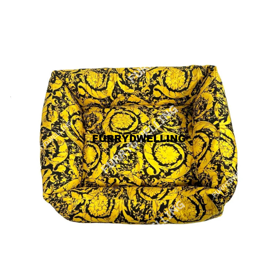 Supplies Pet Kennels Dog Designer Nest Fashion Dwe74 Bed Yellow Color Cat Size S M L Detachable Removable Hine Washable For Pets Achine S