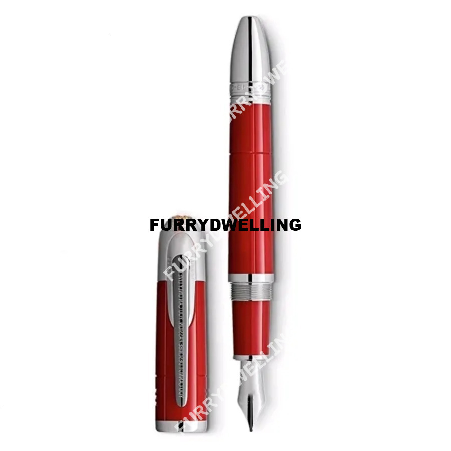 Wholesale High Dwe74 Quality Red Roller Ball / Ballpoint Office Stationery Business Writing Ink Fountain Pen For Christmas Gift