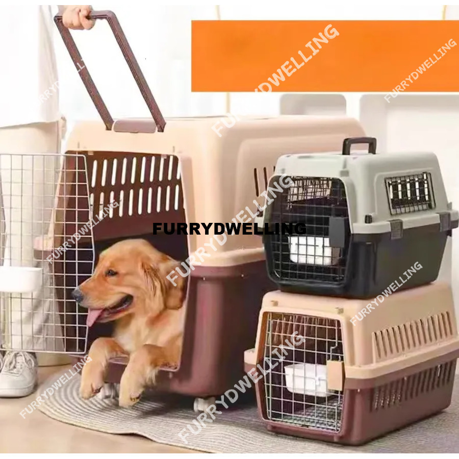 Cat Dog With Wheelsexpandable Rolling Pet Carrier On Wheels Telescopic Handle And Shoulder Strap Travel Carriers For 18Lbs Small Dwe74 Dogs Cats