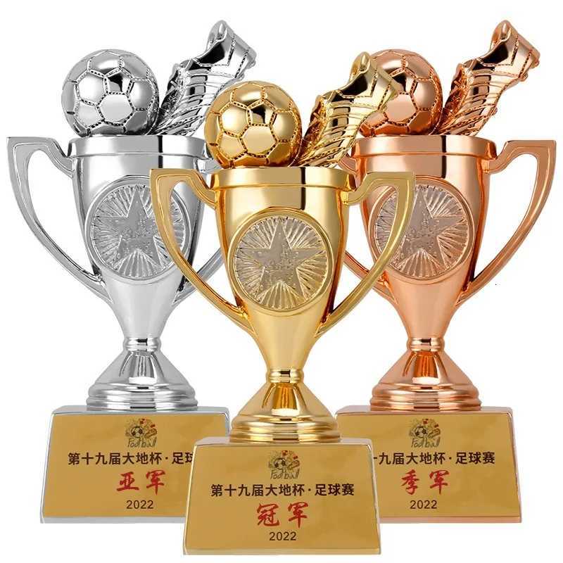 Football Goalscorer Golden Shoe Trophy Golden Shoe Trophy Fan Supplies Resin Craft Fan Souvenirs Can Be Added Y251008