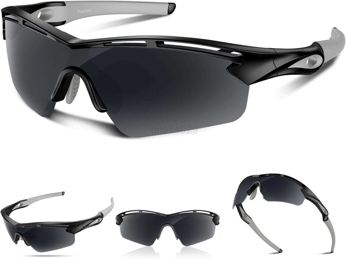 Sports Sunglasses Polarized Cycling Sunglasses Running Driving Fishing Hiking for Men Women UV400 TAC TR90 W251008