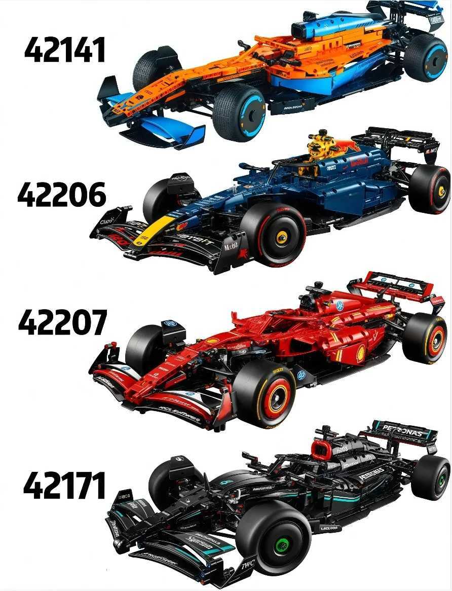 NEW 2025 Technical 42207 42206 42171 42141 Sport Racing Car City SuperCar Assemble Figurine Model for Children Gifts for Kids Z251008