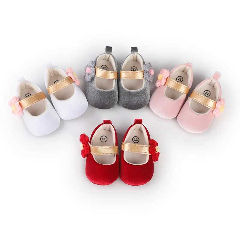 Baby Shoes Spring and Autumn Walking Shoes Soft Soled New Sunflower Front Shoes Cute Style Womens Baby Cloth Shoes C251008