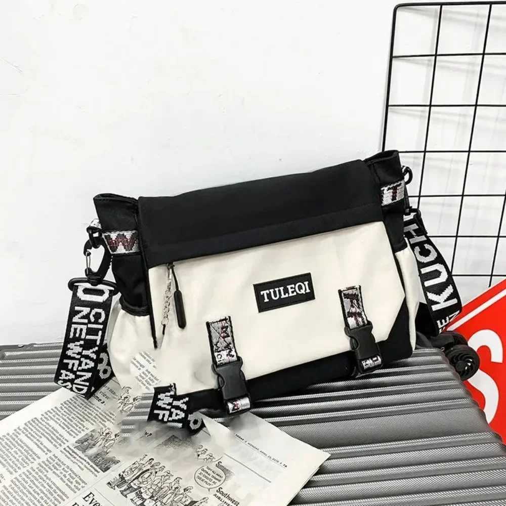 Men Fashion Large Capacity Shoulder Bag Casual Students Crossbody Backpack Nylon Shoulder Bag Large Capacity Crossbody BagsT251007
