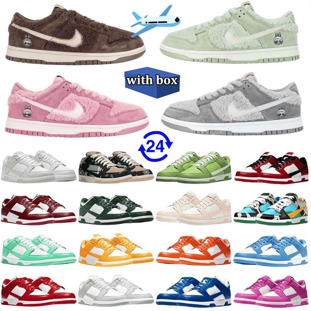 Designer Sneakers Casual Shoes Labubu for Men Women Classic Panda Triple Black White Gum Vintage Navy Chaussure Womens Outdoor Sports Mens trainers Shoe Sneaker