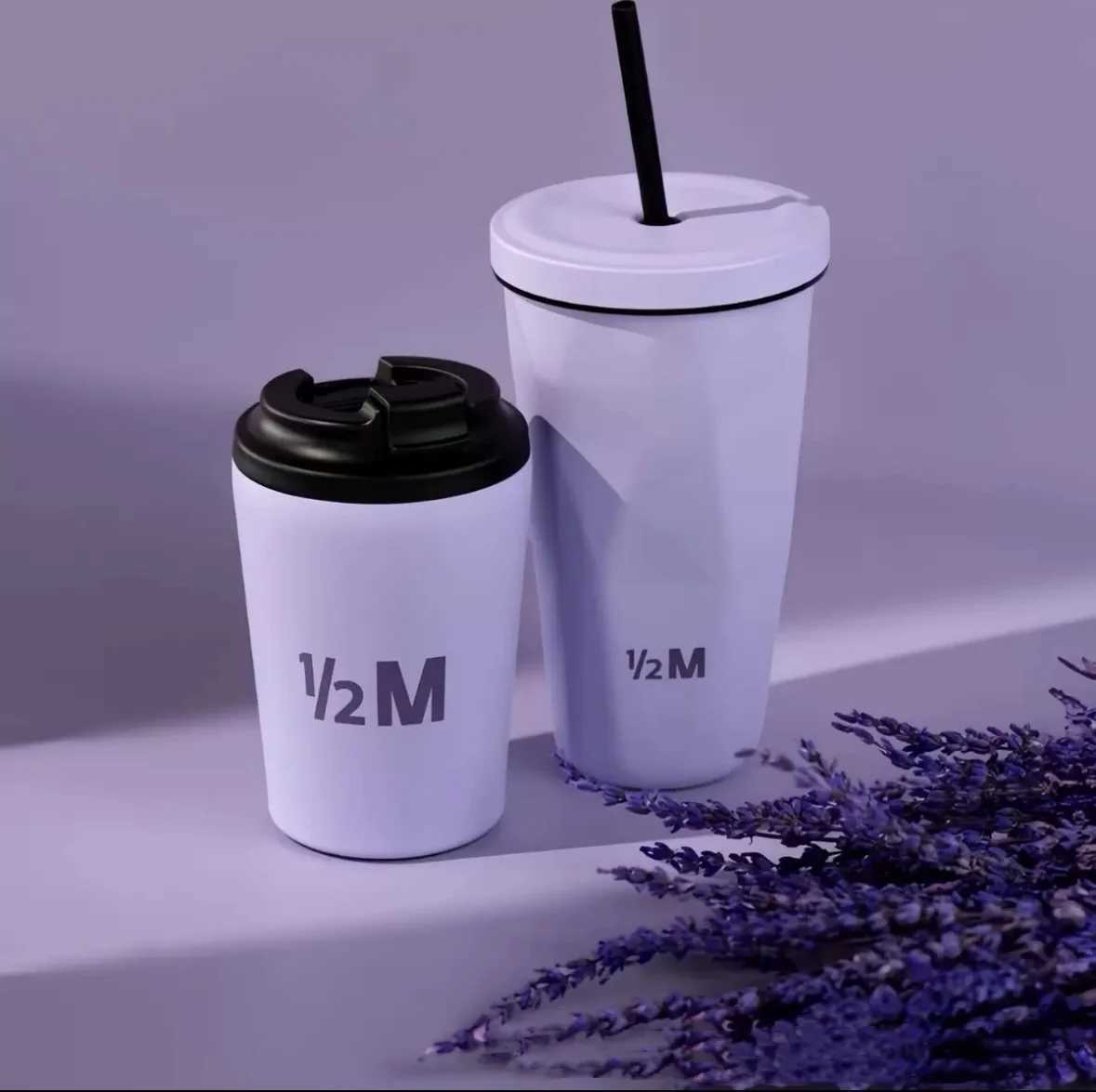 coffee cup Insulated cup stainless steel coffee cup insulated water hot and coldice drink leak proof cup C251008