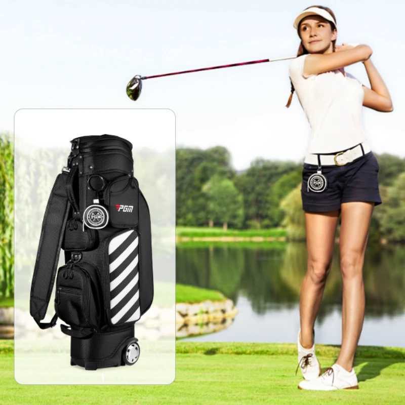 PGM Mini Small Golf Ball Bag Waterproof Portable Can Hold 3 Balls Storage Bags Accessories SOB011 J251008