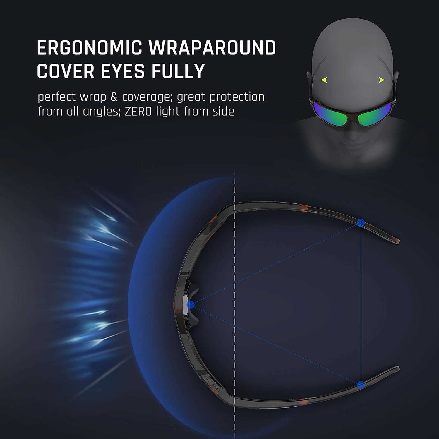 Polarized Sunglasses Men Women Sports Fishing Cycling Running Trekking Sun Glasses TR31 W251008