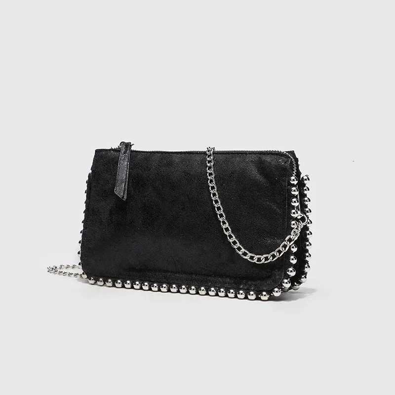 ZHome Hot Sale Of The Season New Womens Crossbody Bag Fashion Rivet Bead Decorated Versatile Single Shoulder Slanting Trendy BT251007