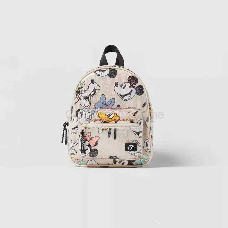 Disney cartoon Mickey Mouse New Kids Backpack Mini Schoolbag Girls and Boys Cute Shoulder Bag H251008