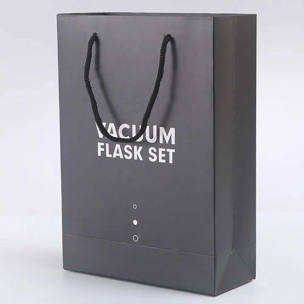 304 Stainless Steel Insulated Business Thermos Cup Three Lids Gift Set Outdoor Water Cup for Activities C251008