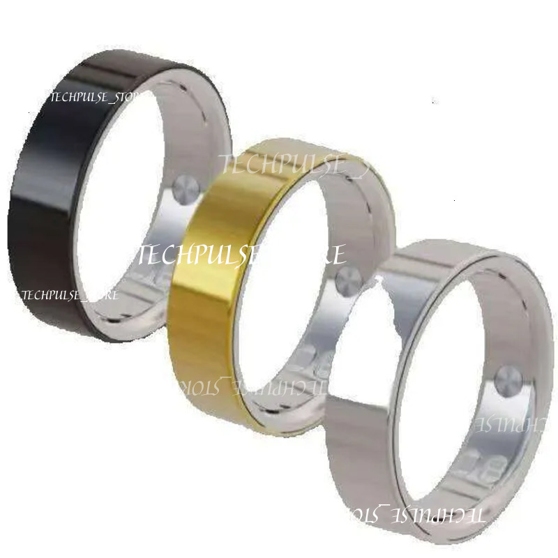 Smart Ring Black/Sier/Invisible/Brushed Sier/Gold/Rose tech73 Gold Size 4 To 15
