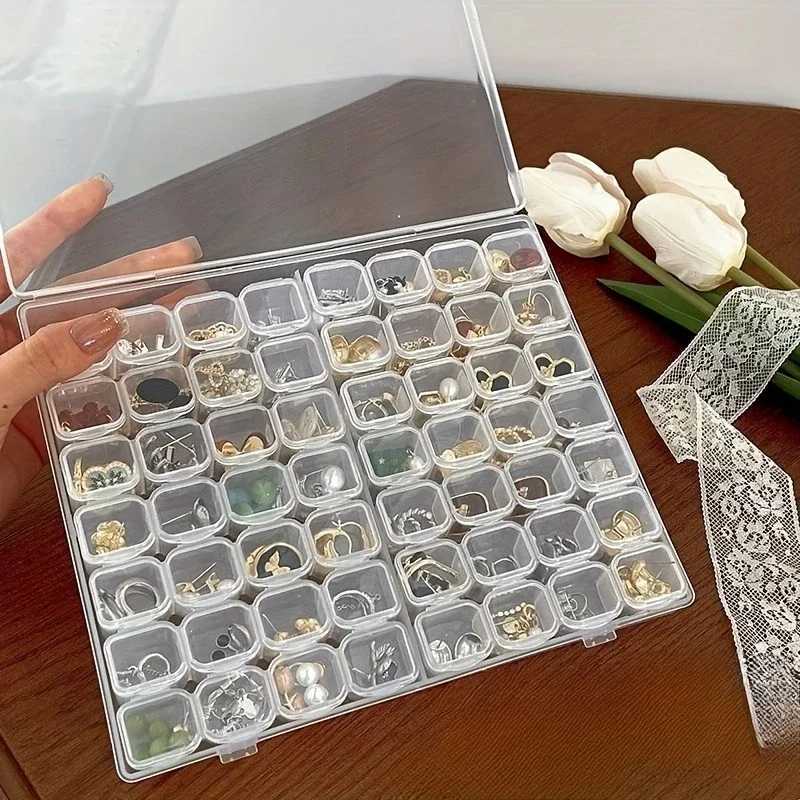 Diamond Art Painting Bead Storage 56 Grids Diamond Art Accessories Boxes Plastic Organizer Bead Organizer C251008