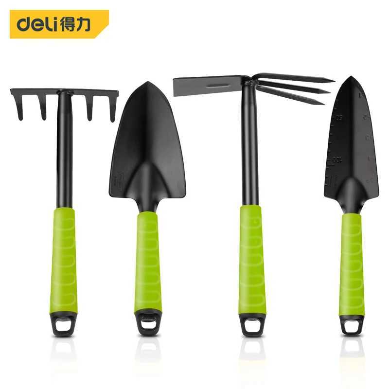 Deli Gardening Tool Sets Shovel Hoe Harrow 134 Pcs with PP Coated HandleGarden Lawn Farmland Transplant Gardening Bonsai Tool J2511211