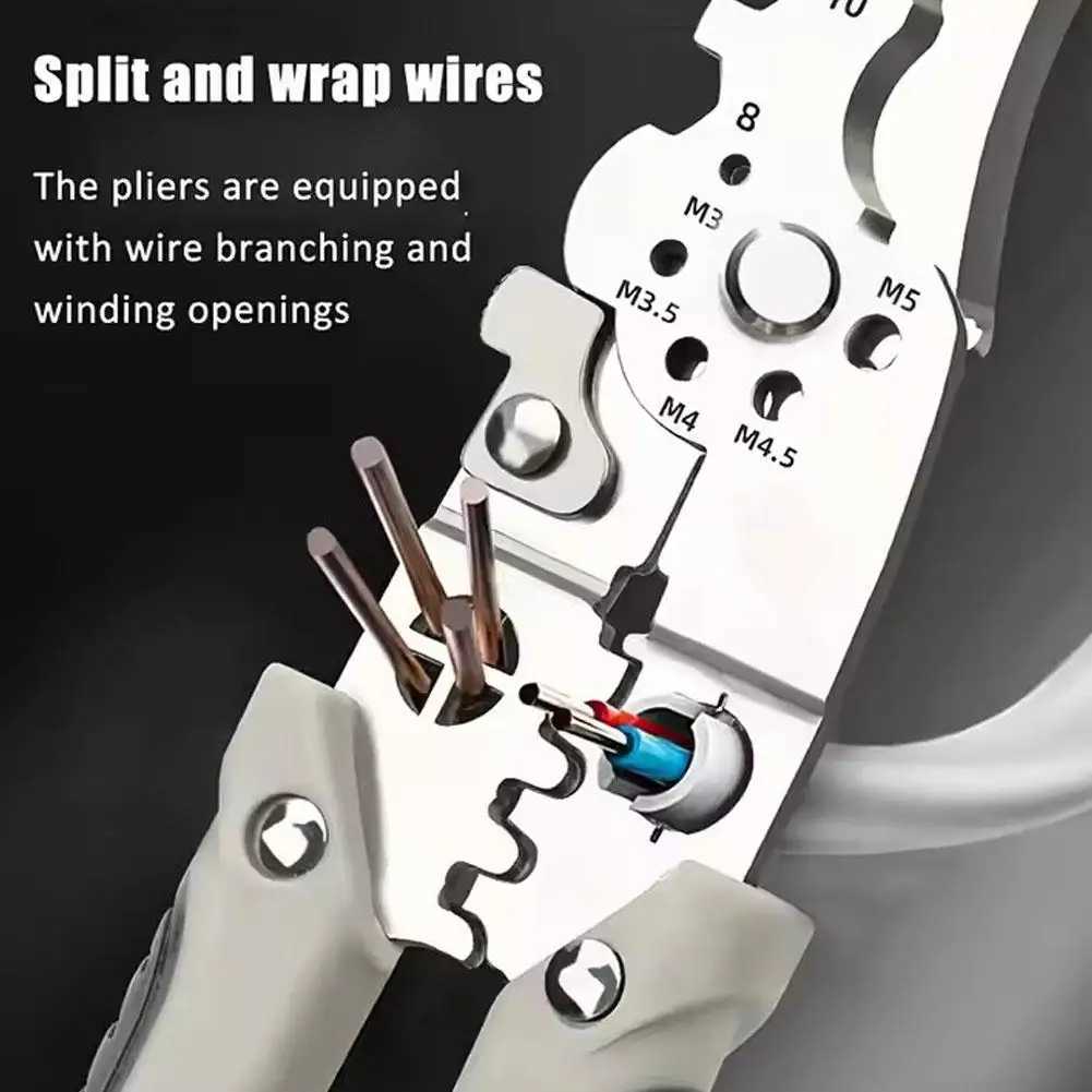 Outdoor Multi Functional ELEctrician Pliers for Wire Splitting and StripPING for ELEctricians Home Outdoors J251121