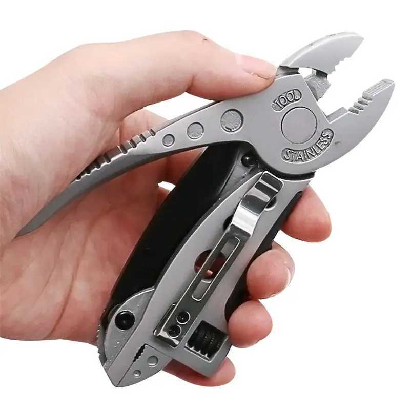 Multifunctional Portable Folding Pliers Set Knife Combination Tool Portable Edc Equipped with Outdoor Survival Wrench J251121