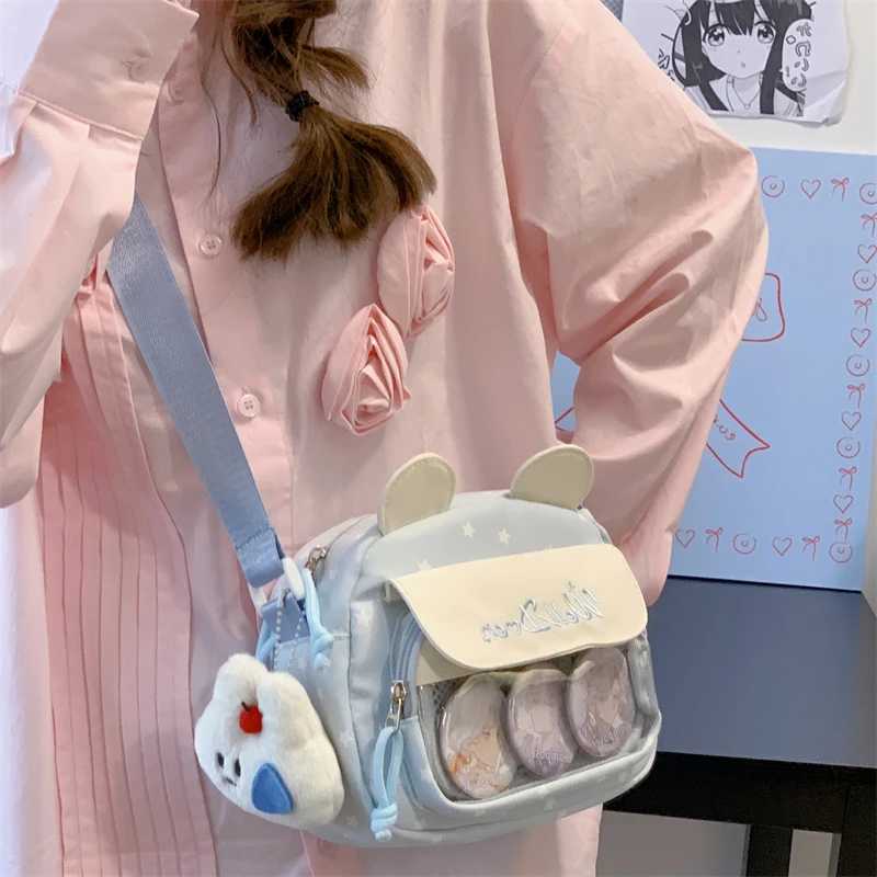 Japanese Style Cute Girl Single Shoulder Armpit Bag 2025 New Casual Lightweight Mobile Phone Crossbody Bag Without Bag InteriorT251007