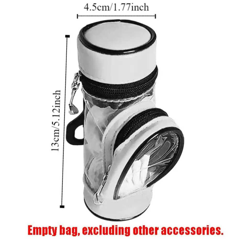 Portable Golf Ball Waist Pack Can Hold 3 Balls Mini Golf Ball Storage Bag PU Material with Swivel Waist Belt Clip J251008