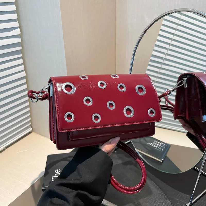 Riveted Minimalist Crossbody Bags for Women Shoulder Bags Purse and Handbags Designer Bags Dinner Bag Bolsos MujerT251007