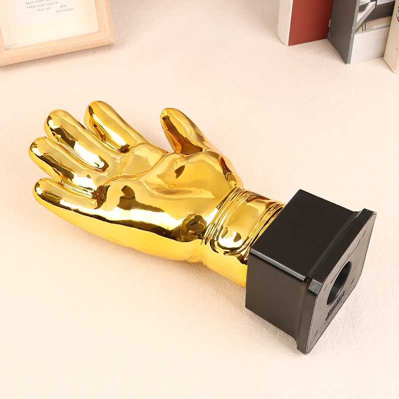 1XGolden Gloves Football Trophy Winner Gold Trophys Goalkeeper Gamesoccer Cpetition Adt Glove School Kids Awardtrophies Cup Y251008