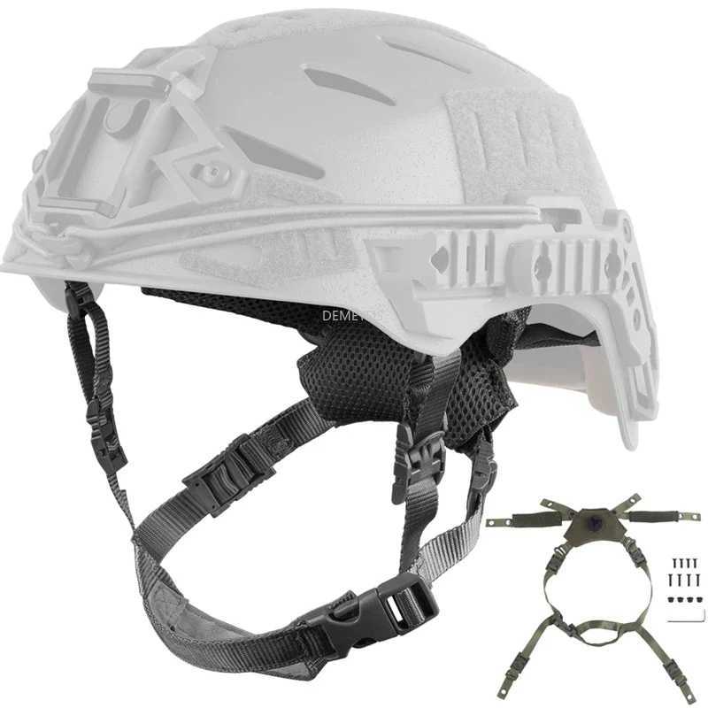 Tactical Helmet Straps Team Wendy Helmet Suspension SystEM Shooting Hunting Helmets AdjustabLE Lock Chin Strap AccESSories C251008