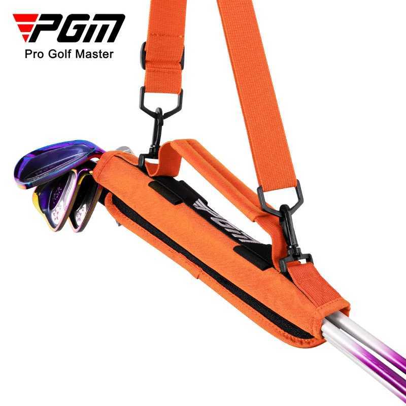 PGM Portable Mini Golf Bag Can Hold 5 Clubs Ultralight Simple Hand Bag Backpack Carrier Belt SOB006 J251008