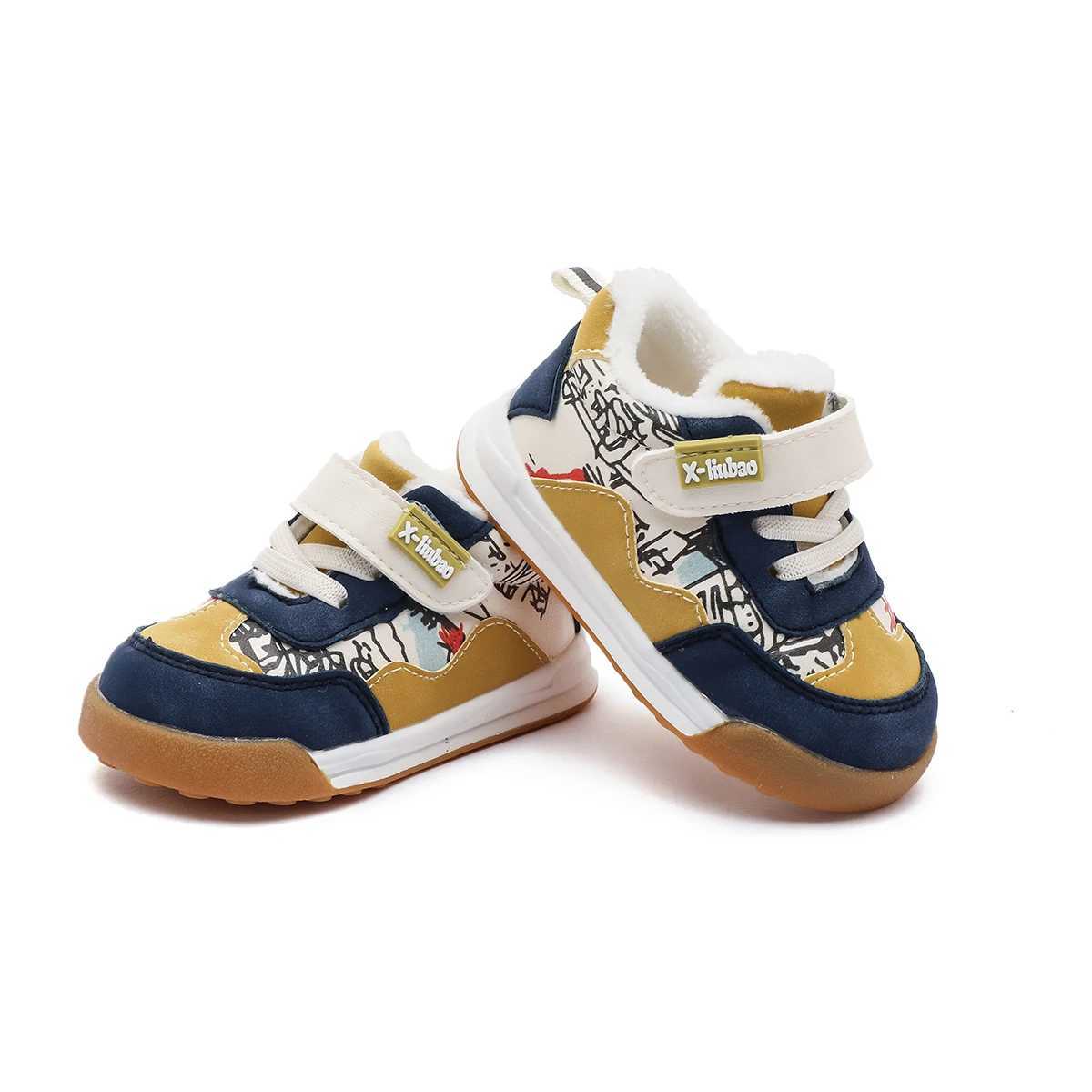 Baby Boys Girls Fleecelined Warm Casual Shoes Nonslip Comfortable Walking Shoes C251008