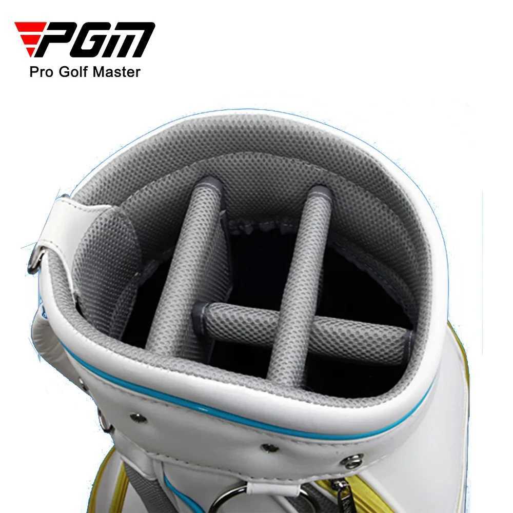 Pgm Women Golf Bag Waterproof Golf Standard Bag Sports Cart Club Airbag Holds Portable Breathable Large Capacity Package QB042 J251008