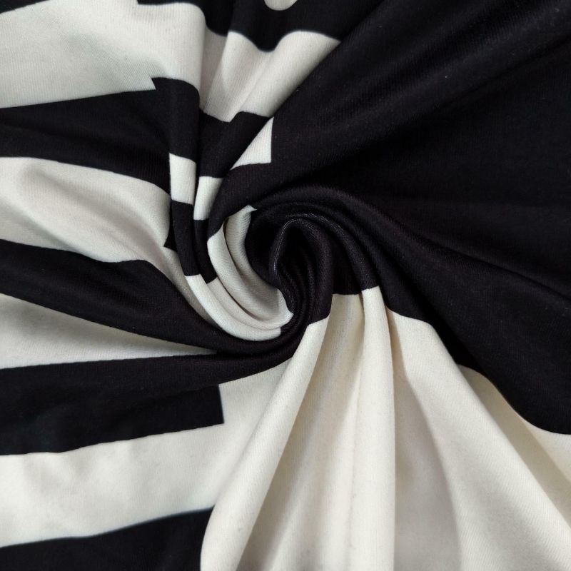 Women's Black White Stripe Milk Silk Sleeveless Maxi Dress Loose Round Neck Beach Vacation Dress-CF56169