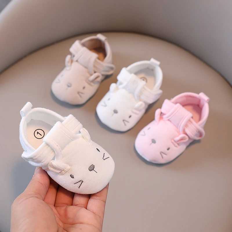 CartoonBaby Shoes Newborn Boys Girls First Walker Cute Spring and Autumn Pure Cotton Warm Soft Bottom Plush Fashion Casual Shoes C251008