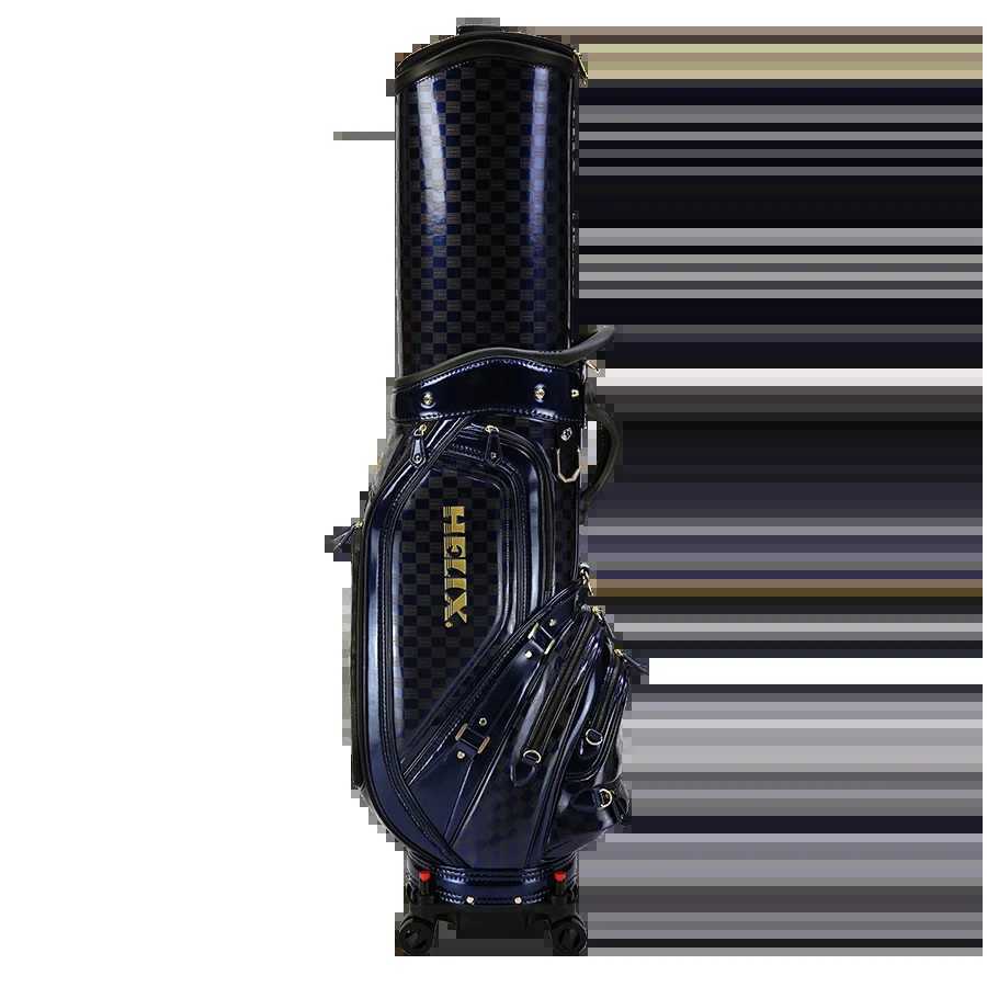 HELIX 6 Way Waterproof Golf Travel Bag with Wheels and Retractable Top Cover Golf Caddy Bag J251008