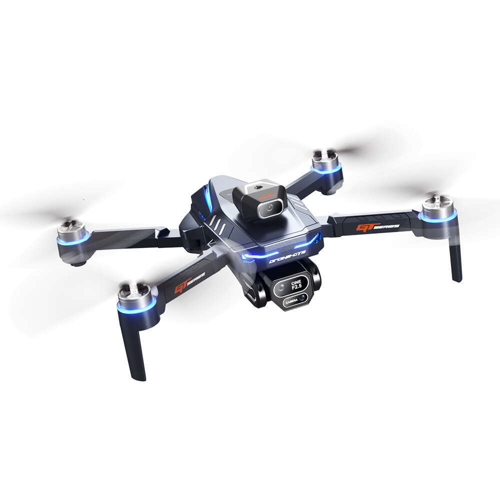 Drone GT Three Camera Aerial Photography Four Axis Brushless Battery Display Over Distance Reminder Remote Control Toy Aircraft