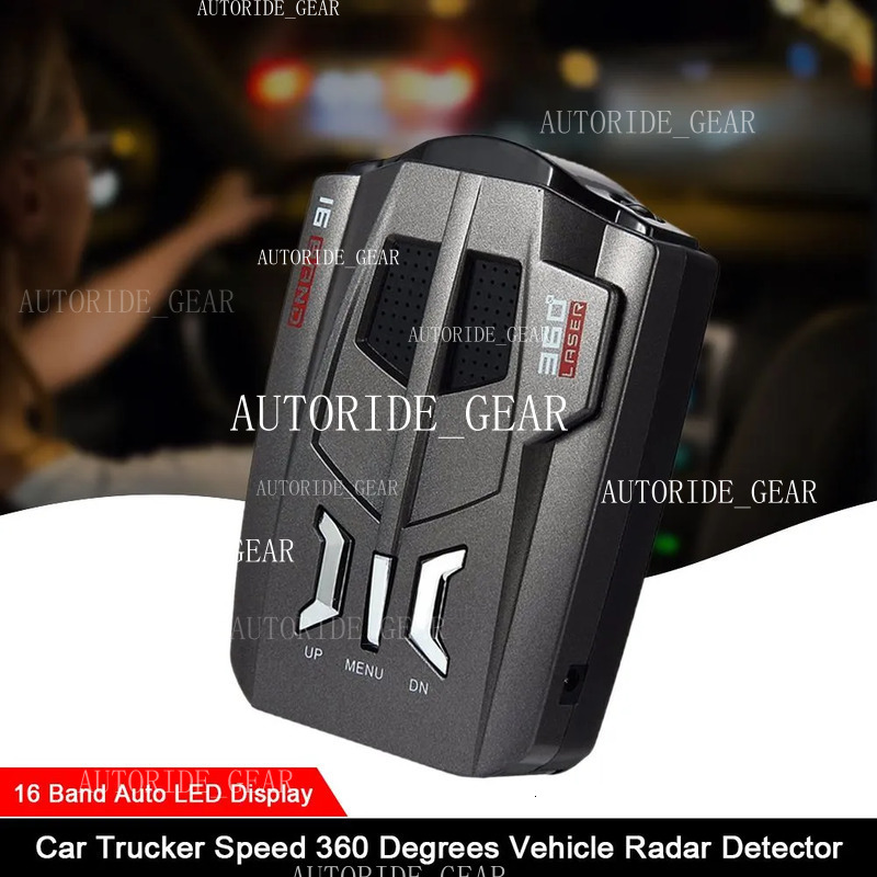 V9 Car Utor28 Radar Detector 360 Degree Voice Alert Warning 16 Band Auto LED Display English / Russian Version Radar-Detector Tool