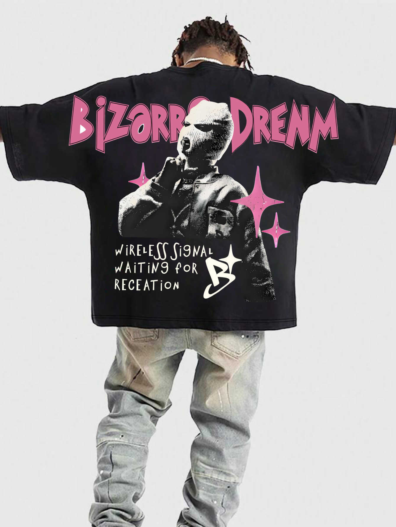 Racing Car T-shirt Mens Summer Round Neck Letter Print Short Pullover Y2k Sweater Model Loose Leisure Outdoor Strt Clothes X250528