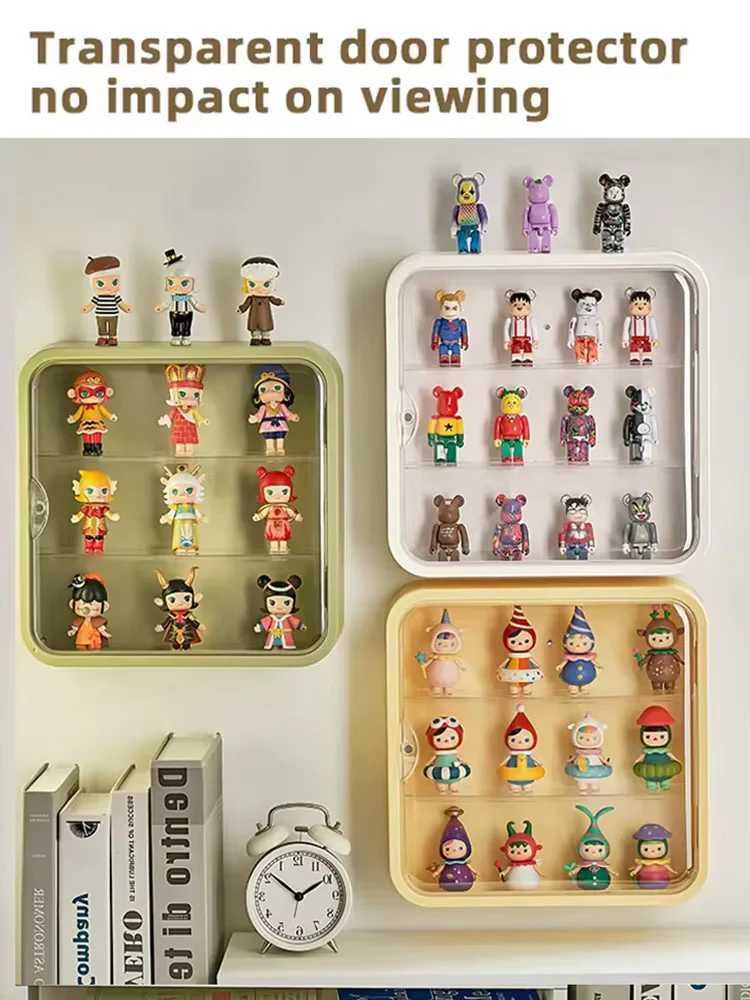 Wall Mounted Storage Box For Figures Showcase Clear Blind Box Display Case Figures Stand Dust Display Proof Doll Toy C251008
