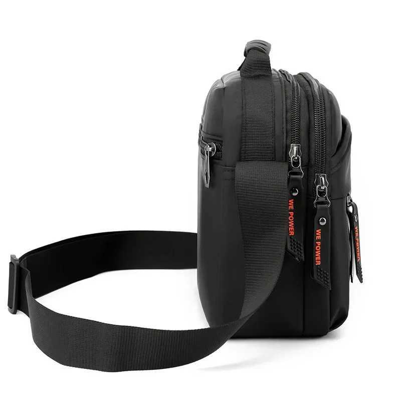 New Unisex Casual Crossbody Hand Bag Versatile Sports Portable Nylon Messenger Bag Large Capacity Mens Shoulder Bags for MenT251007