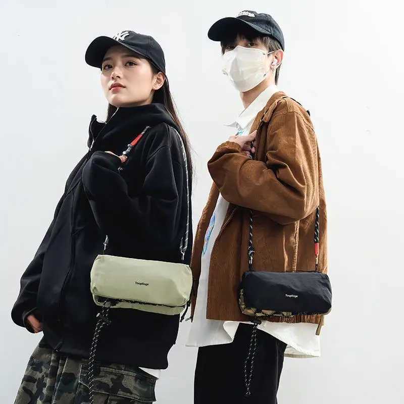 Casual Versatile Nylon Shoulder Bag Multilayer Crossbody Bag Portable Outdoor Sports Small Bag Commuter Shoulder BagsT251007