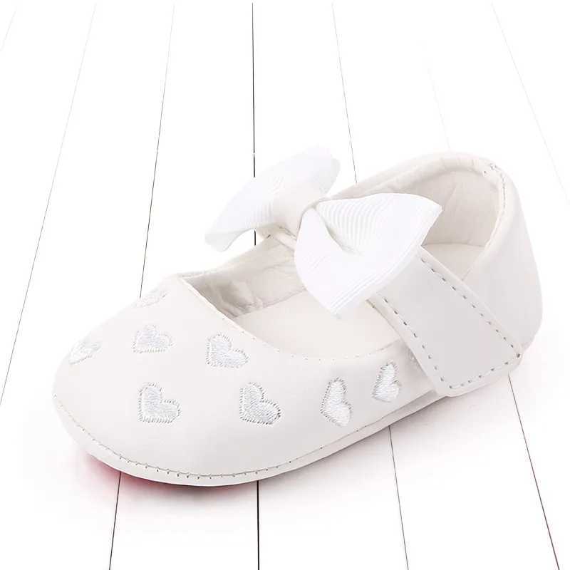 2025 Spring And Autumn Baby Girls First Walking Indoor Outdoor Toddler Shoes With High Quality PU Leather And Soft TPR Sole C251008