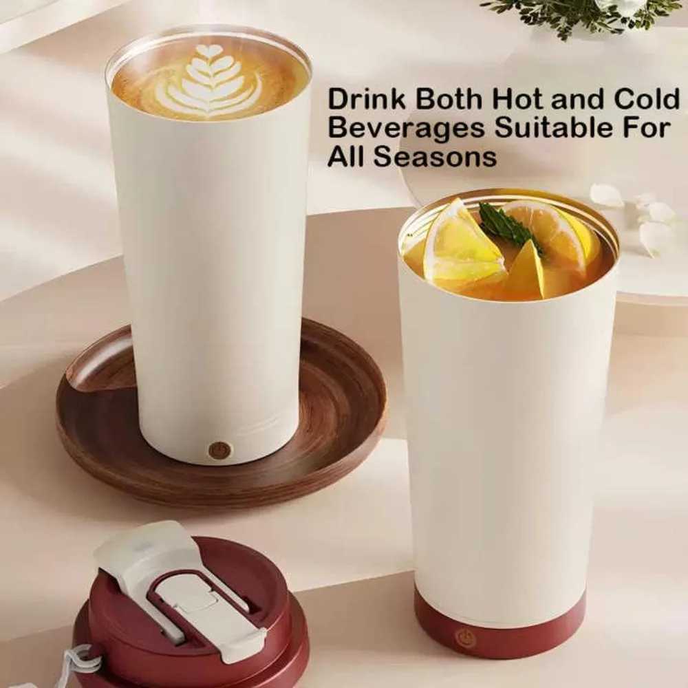 Thermos 316 stainless steel lily of the valley coffee cup cartoon Christmas holiday gift Dual Drinking Cup Leak Proof Portable C251008