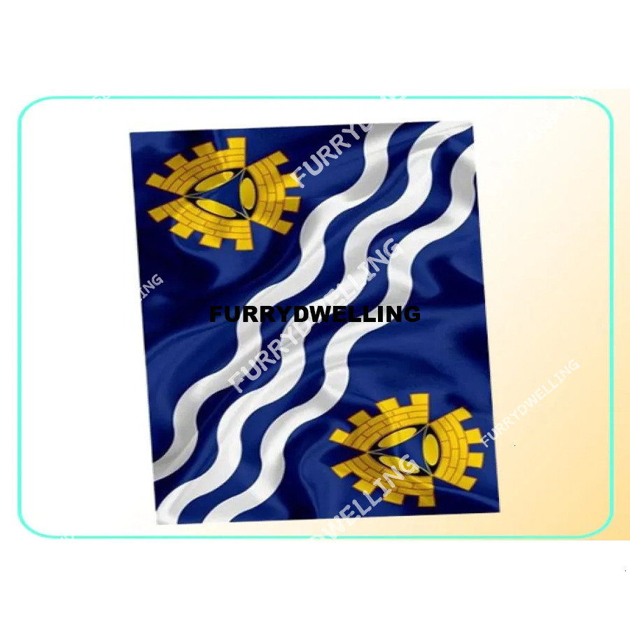 Merseyside Dwe74 Flag High Quality 3X5 FT England County Banner 90X150cm Festival Party Gift 100D Polyester Indoor Outdoor Printed Flags3359844