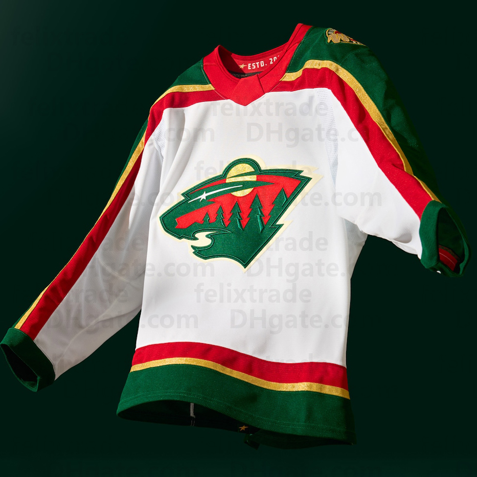 Wild 2025-26 25th Anniversary Jersey Kirill Kaprizov Matt Boldy Brock Faber Joel Eriksson Ek Marcus Foligno Spurgeon Marc-Andre Fleury Tarasenko