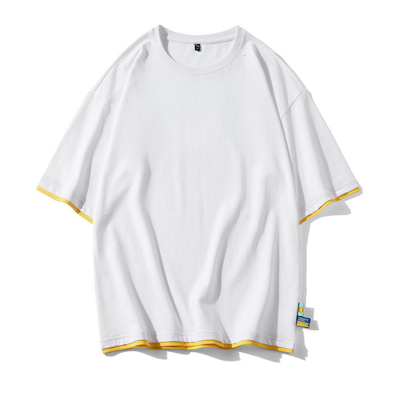 Designer Shirt Hot-selling Summer New Pure Cotton T-shirt Men's Polo 100% Cotton Heavyweight Designer Hoodie Round Neck Short Sleeve
