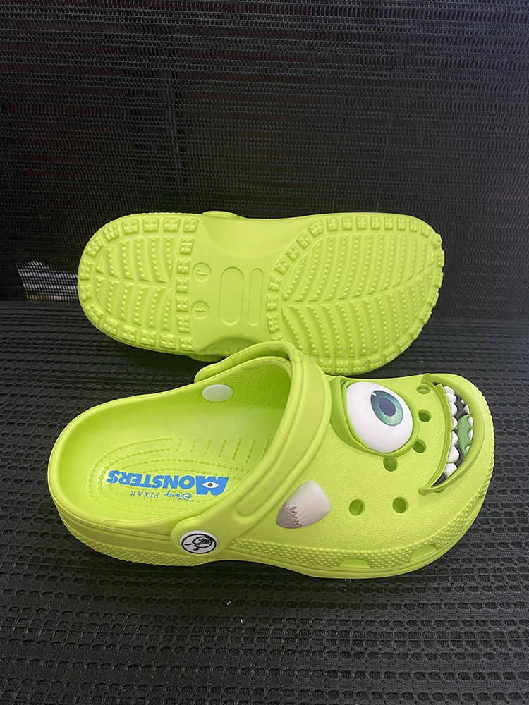 Disney Mike Anime Children Slippers Kawaii Monsters Sandals Eva Beach home Breathable Shoes Kids Gift AnkleWrap Casual Comfort H251008
