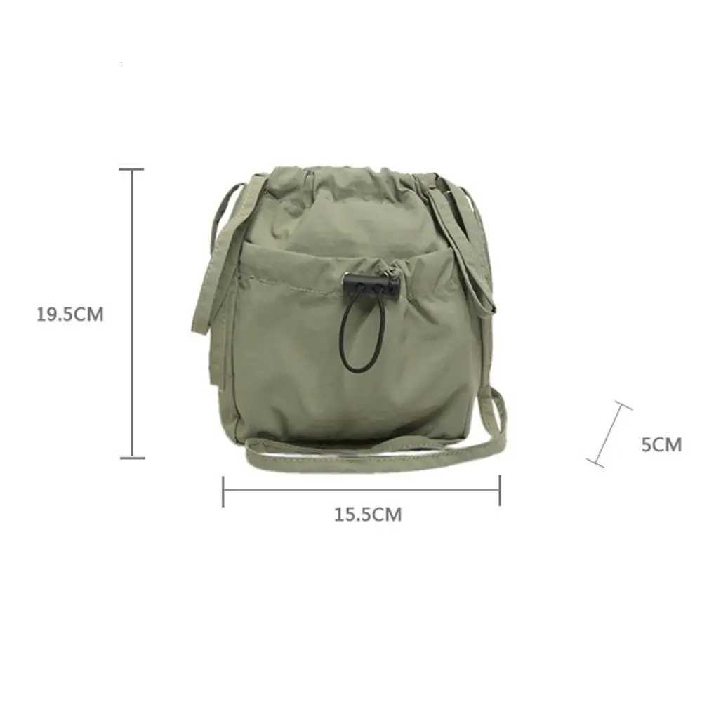 NEW Drawstring Crossbody Bag Fashion Leisure Shoulder Bags Casual Lightweight Large Capacity Tote Bags Cell Phone Purse PouchT251007