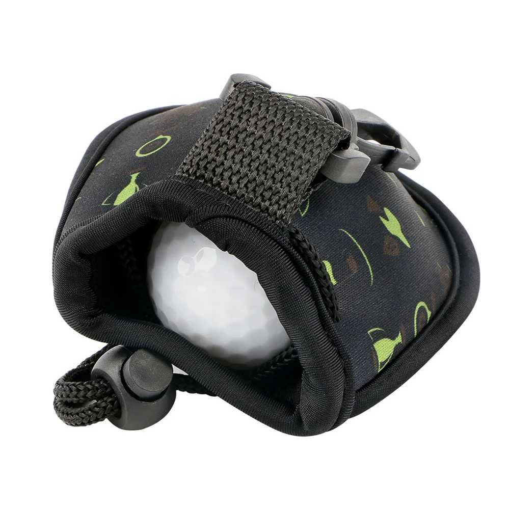 Golf Ball Waist Bag Portable Golf Bag Lightweight Golf Ball Carry Bag Holds 2 Balls Golf Ball Storage Bag Golf Accessories J251008